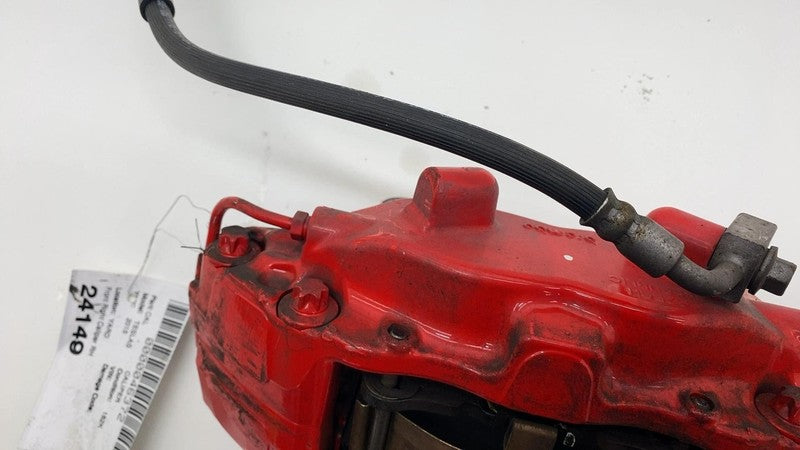 2012-2020 Tesla Model S Front Passenger Side Caliper Red + Brake Hose Line Right
