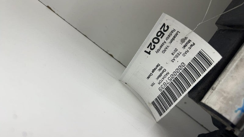 110354500A ⭕ 17-20 Tesla Model 3 Front Radiator Cooling Fan Shroud Blade Motor 1103545-00-A