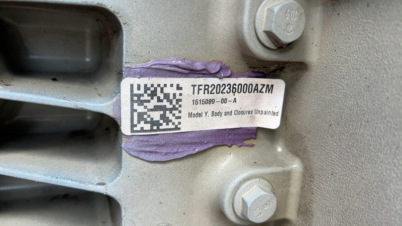 ⭕ 20-23 Model Y Rear Underbody Cast Rub Structural (one-piece Type) 15