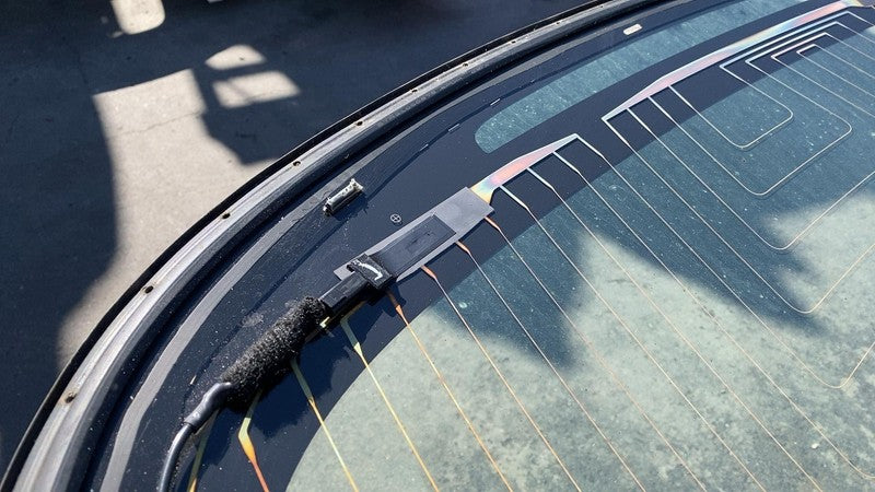 1472925 99 C ⭕ 2017-2020 Tesla Model 3 Rear Trunk Panoramic Backlite Roof Glass Back Section
