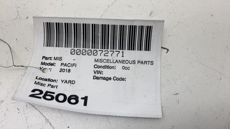 6361238 ⭕ 2017-2024 Chrysler Pacifica Rear 3rd Row Center Seat Belt & Retractor 6361238