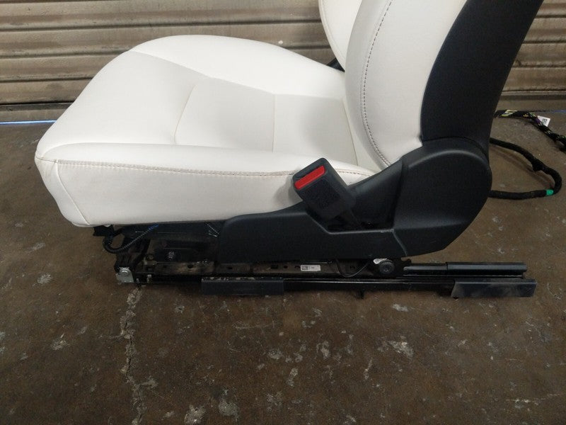 ⭕ 2017-2022 Tesla Model 3 Front Passenger Side 1st Row Seat Leather White Right