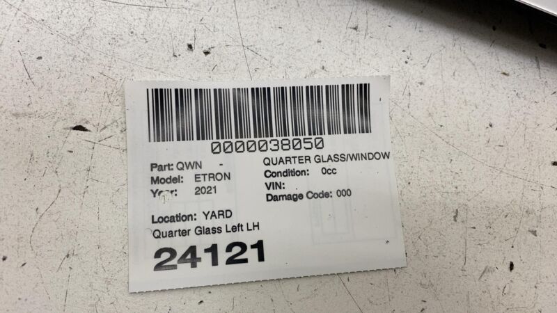 4KE845297AC ⭕ 2019-2023 Audi e-Tron Rear Driver Side Quarter Window Glass Left 4KE845297AC