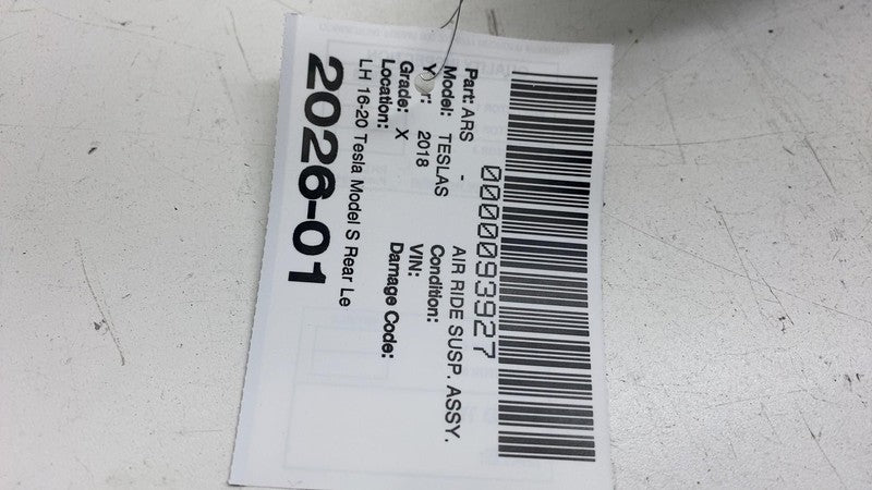 ⭕ 16-20 Model S Rear Left Suspension Air Spring Shock Absorber AWD 106