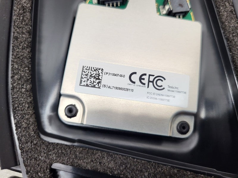 1100437 00 D ⭕ 17-23 Model 3 Driver Side B-Pillar Applique Glass w/ Camera Left 1100437-00-D