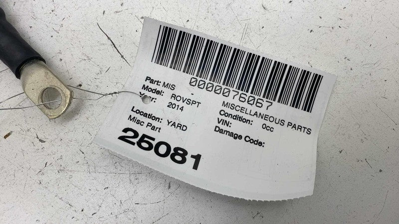 ⭕ 2014-2017 Range Rover Sport Negative Battery Cable Wire Harness CK52