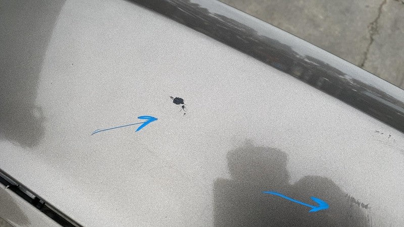 2012-2015 Tesla Model S MS Rear Bumper Cover w/ Park Sensor & Harness