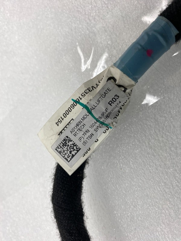 100442890P 12-20 Model S Rear Trunk Tailgate Hatch Liftgate Wire Harness Cable 1004428-90-P