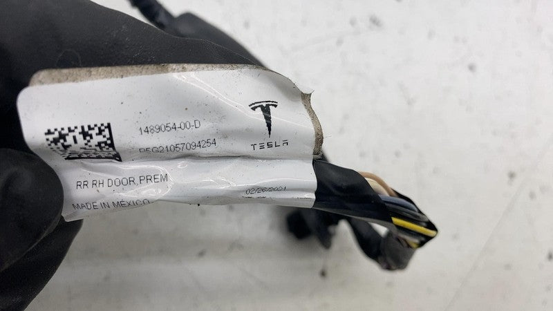 ⭕ 2020-2024 Tesla Model Y Rear Right Door Wiring Harness Cable Wire 14
