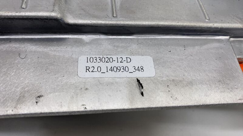 1033020 12 D 2012-2015 Tesla Model S MS 1-Phase High Voltage Junction Box Dual Motor Assembly