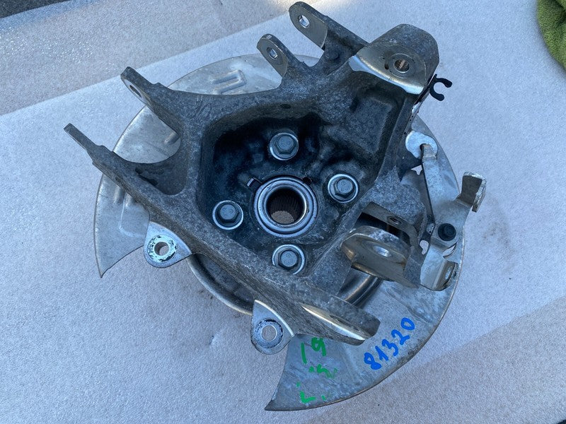 107216100A ⭕ 16-20 Model S X Rear Right Spindle Knuckle w/ Hub & Dust Shield 1072161-00-A