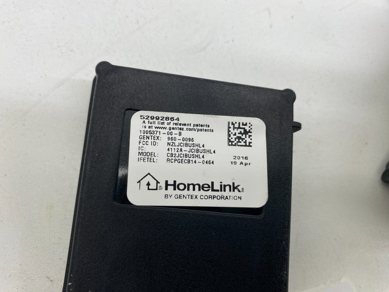 ⭕ 12-17 Tesla Model S Homelink Computer Garage Door Opener Module 1005
