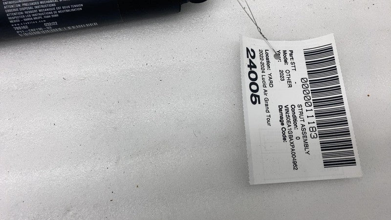 P11-C82130-03 ⭕22-24 Lucid Air Grand Touring Right/Left Trunk Liftgate Shock Strut P11C8213003