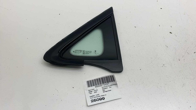 E1 43R-001229 ⭕ 18-25 Chrysler Pacifica Front Left Corner Door Window Quarter Glass 68370635AA