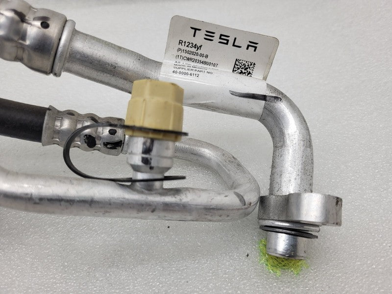 150202000B ⭕ 17-23 Tesla Model 3 A/C Line Supermanifold to Compressor Pipe OEM 1502020-00-B