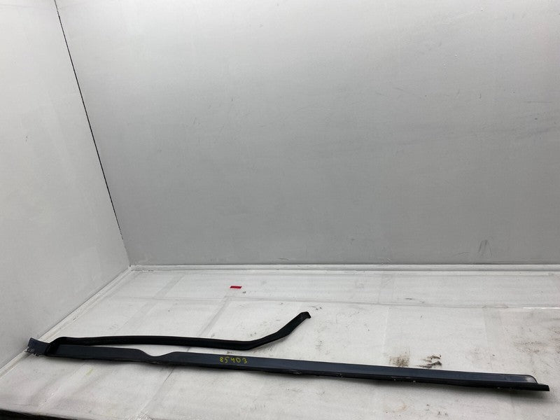 101221500F ⭕12-23 Model S Left Rocker Panel Scuff Plate Molding w/ Rubber Seal 1012215-00-F
