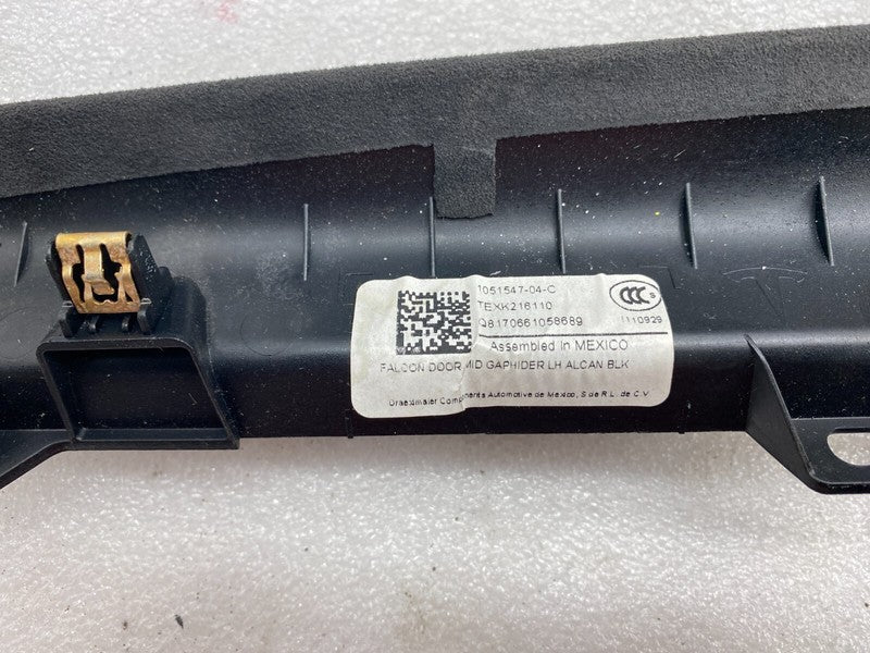105154704C ⭕ 2016-2020 Tesla Model X SET of Ceiling Headliner Sun Visor Upper A + B Pillar