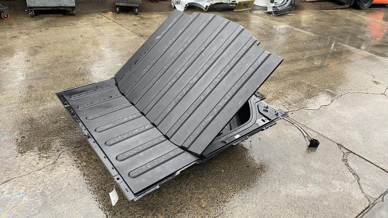 ⭕ 22-24 Rivian R1T Rear Trunk Cargo Floor Spare Wheel Tire Storage Compartment