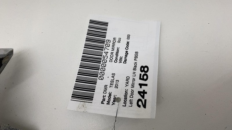 ⭕ 2012-2015 Tesla Model S Front Left Exterior Rear View Door Mirror Bl