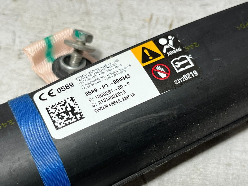 100526100C ⭕ 12-20 Tesla Model S Driver Side Roof Curtain Safety Airbag Left 1005261-00-C