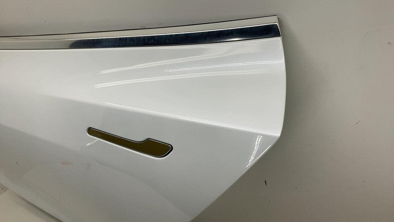 ⭕ 2017-2020 Tesla Model 3 Rear Driver Side Door Shell Panel Left LH White - PPSW