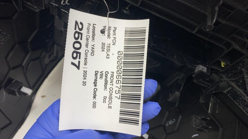 1714377-24-I ⭕ 24-25 Model 3 Front Center Console Armrest & Storage Compartment 1714377-24-I
