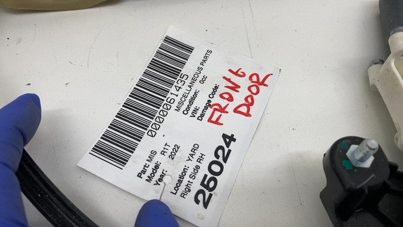 PT00009558-H ⭕ 22-24 Rivian R1T R1S Front Door Window Regulator & Motor Right RH PT00009558-H