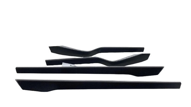 ⭕ 16-20 Model X Front & Rear Door Trim Decor Carbon 1035812-11-B / 103