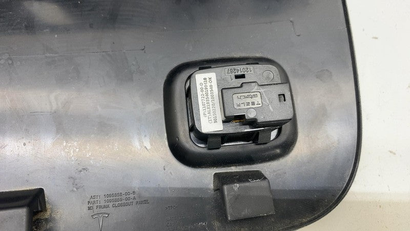 ⭕2017-2023 Model 3 Frunk Closeout Open Switch Hood Latch Cover Trim 10