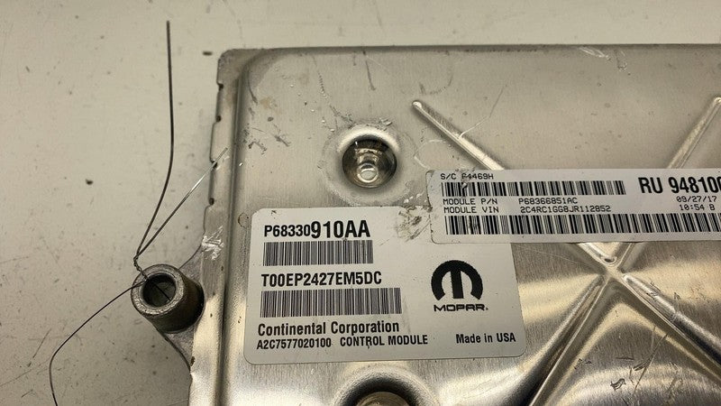 68330910AA ⭕ 2018-2019 Chrysler Pacifica Engine Control Module ECM Unit Assembly 68330910AA