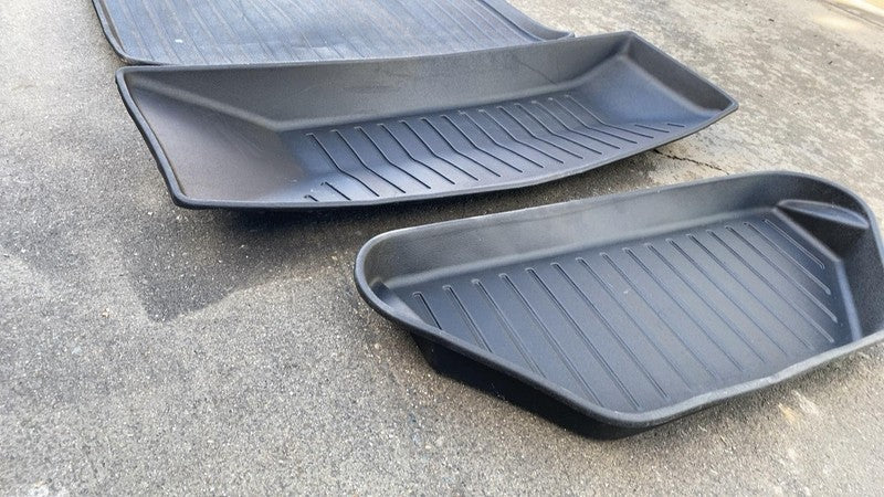 2021-2024 Tesla Model S Rear Storage Compartment Well & Front Trunk Carpet SET