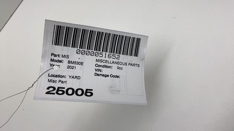 2018 2019 2020 2021 BMW 530e G30 Rear Driver Under Body Splash Shield