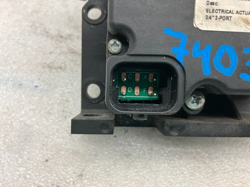 600738400B ⭕12-20 Model S 3-Way Port Coolant Valve Electric Actuator 3/4" inch 6007384-00-B