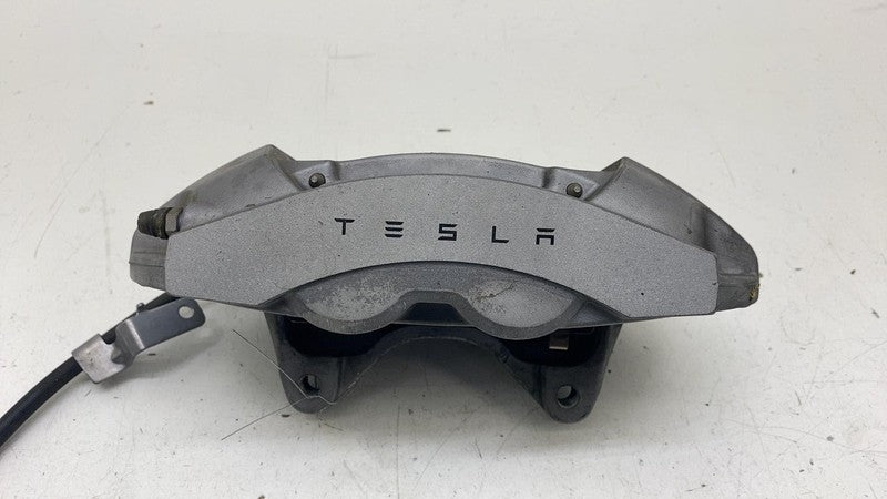 104462100E ⭕ 2017-2023 Tesla Model 3 Front Left Caliper w/ Brake Hose Line LH 1044621-00-E