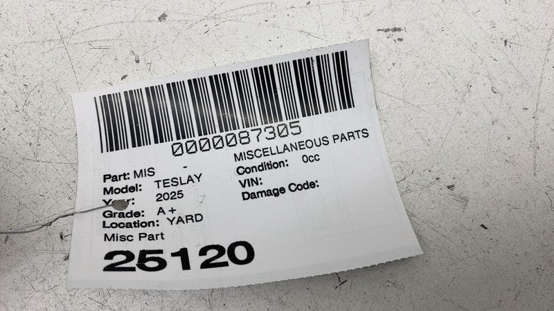 ⭕ 2020-2024 Tesla Model Y Driver Side Trunk Trim Support Bracket Left