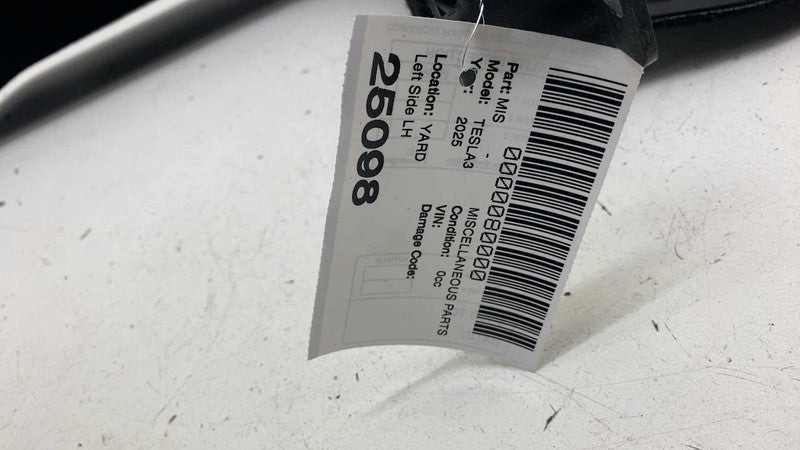173381024G ⭕ 24-25 Tesla Model 3 Front Left A-Pillar Lower Trim Cover Panel LH 1733810-24-G
