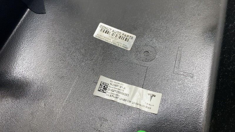 ⭕ 2021-2025 Tesla Model X Left Side Upper and Lower B-Pillar Trim 1623