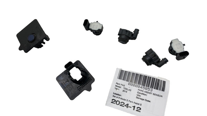 ⭕ 12-20 Model S X Set of 6 Bumper Parking Assist Sensor 1048473-11-A B