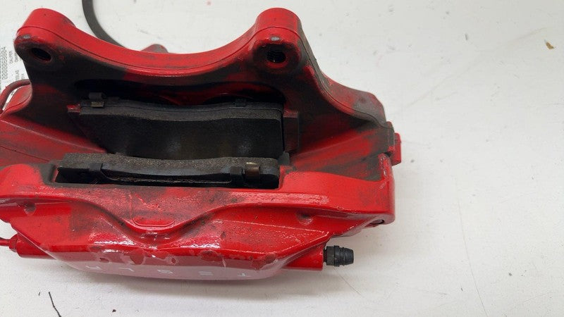 ⭕ 2012-2020 Tesla Model S Front Driver Side Caliper Red w/ Brake Hose