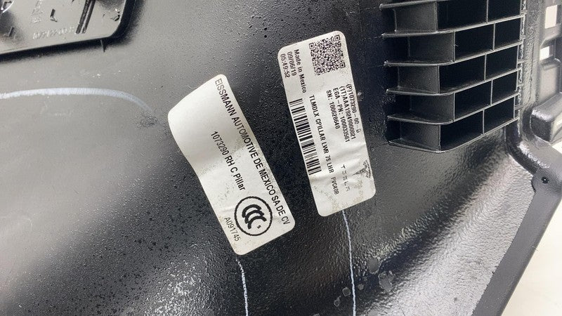 1073290 00 D 2016-2024 Tesla Model X Rear Passenger C-Pillar Lower Trim Trunk Finisher Right