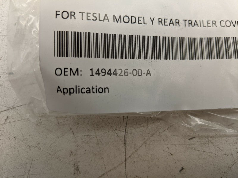 1494426 00 A ⭕ 2020-2023 Tesla Model Y Rear Bumper Trailer Tow Hitch Hook Cover 1494426-00-A