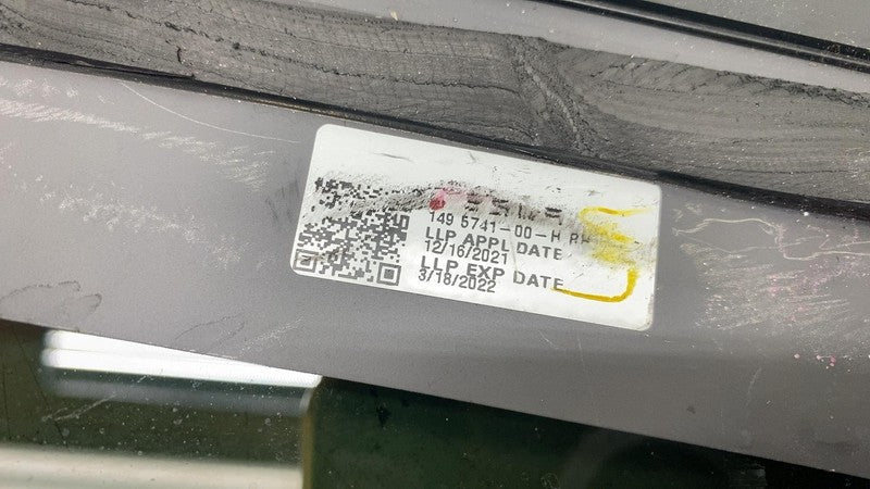 ⭕ 2020-2023 Tesla Model Y Rear Side Quarter QTR Window Glass Right 149
