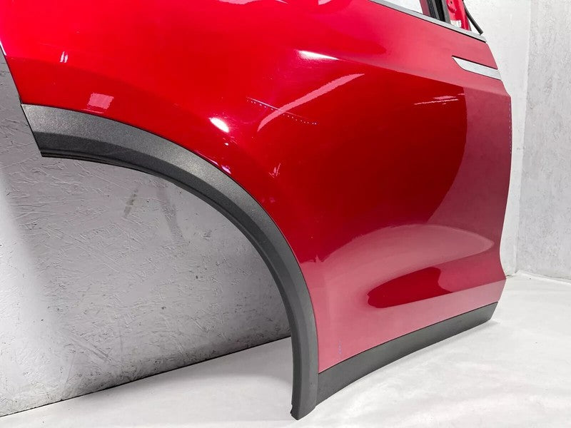 1028791-00-K ⭕ 2016-2024 Tesla Model X Rear Passenger Side Falcon Door Panel Right Red - PPMR