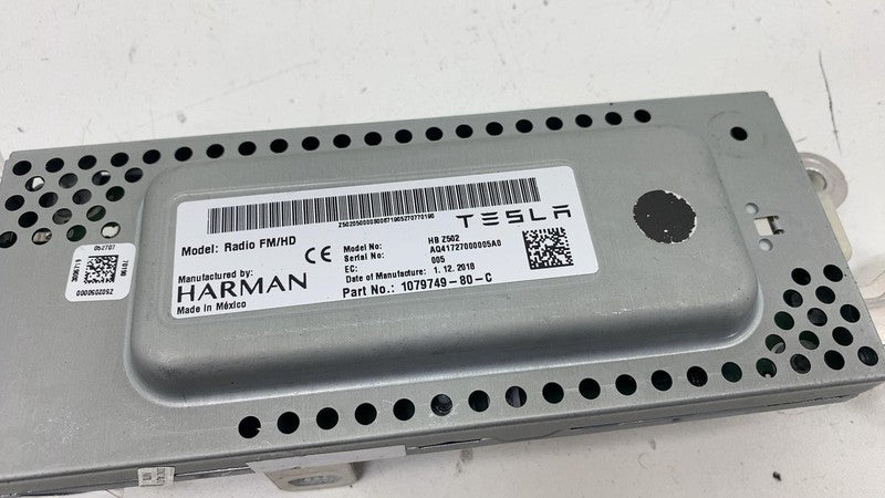 107974980C ⭕ 2017-2023 Tesla Model 3 Harman Becker Radio FM/HD Receiver Module 1079749-80-C