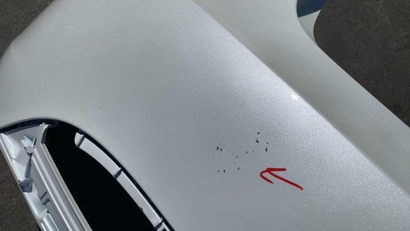 ⭕ 24-25 Tesla Model 3 Rear Bumper Fascia Cover Assembly White PPSW 178