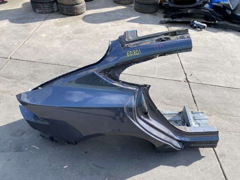 Does Not Apply 2012-2015 Tesla Model S Rear Right Quarter Structural Body Panel Frame Cut Out