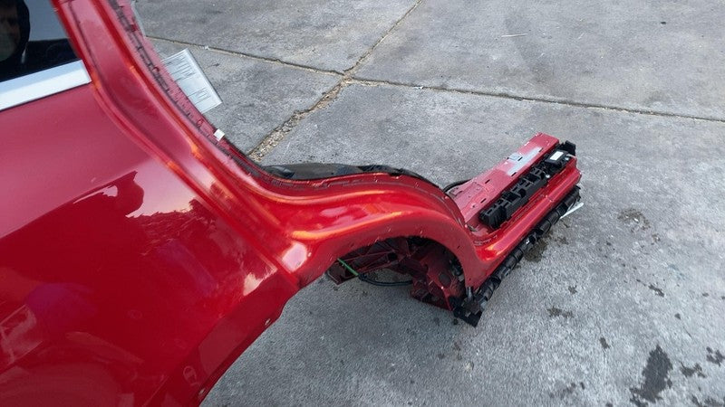 2016-2020 Tesla Model X Rear Right Quarter Fender Frame Panel Cutout RH Red PPMR