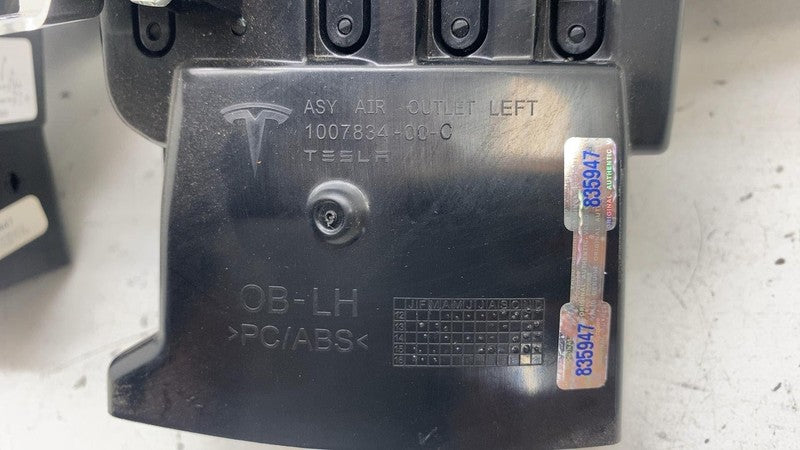 ⭕ 2016-2020 Tesla Model S SET of Dash A/C Air Vent Outlet Dashboard Tr