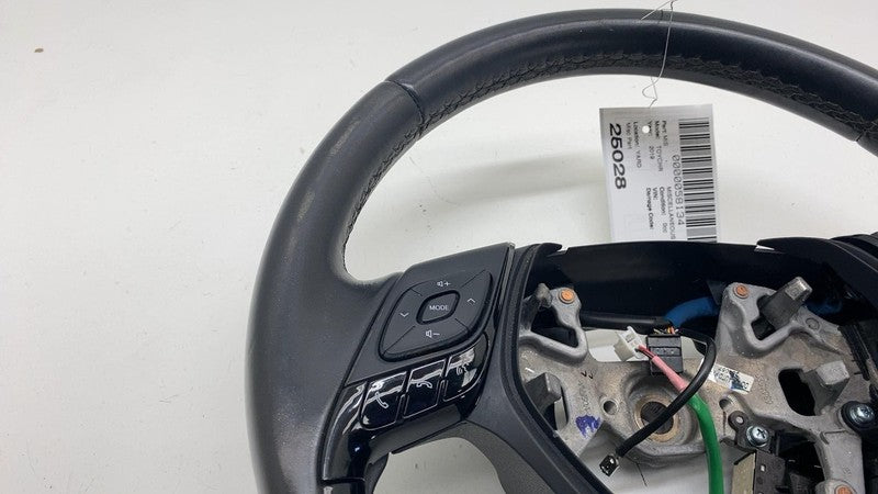 ⭕ 2018-2021 Toyota C-HR Front Steering Wheel Leather Black w/ Control