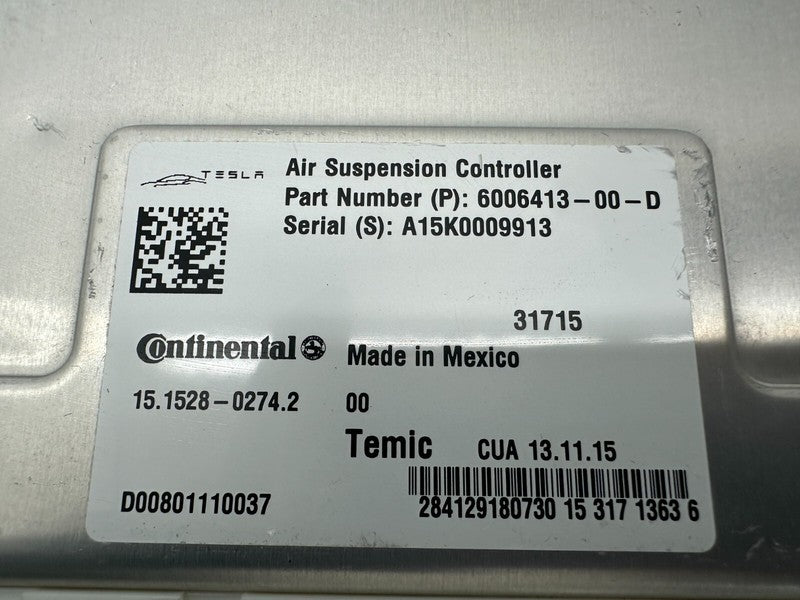 6006413 00 D ⭕ 12-15 Model S Active Suspension Electronic Controller Processor 6006413-00-D